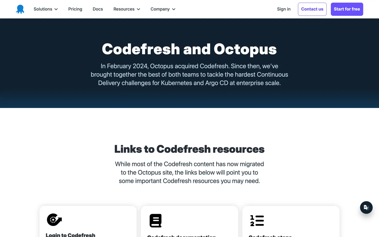 codefresh hero section on 2026-08-29